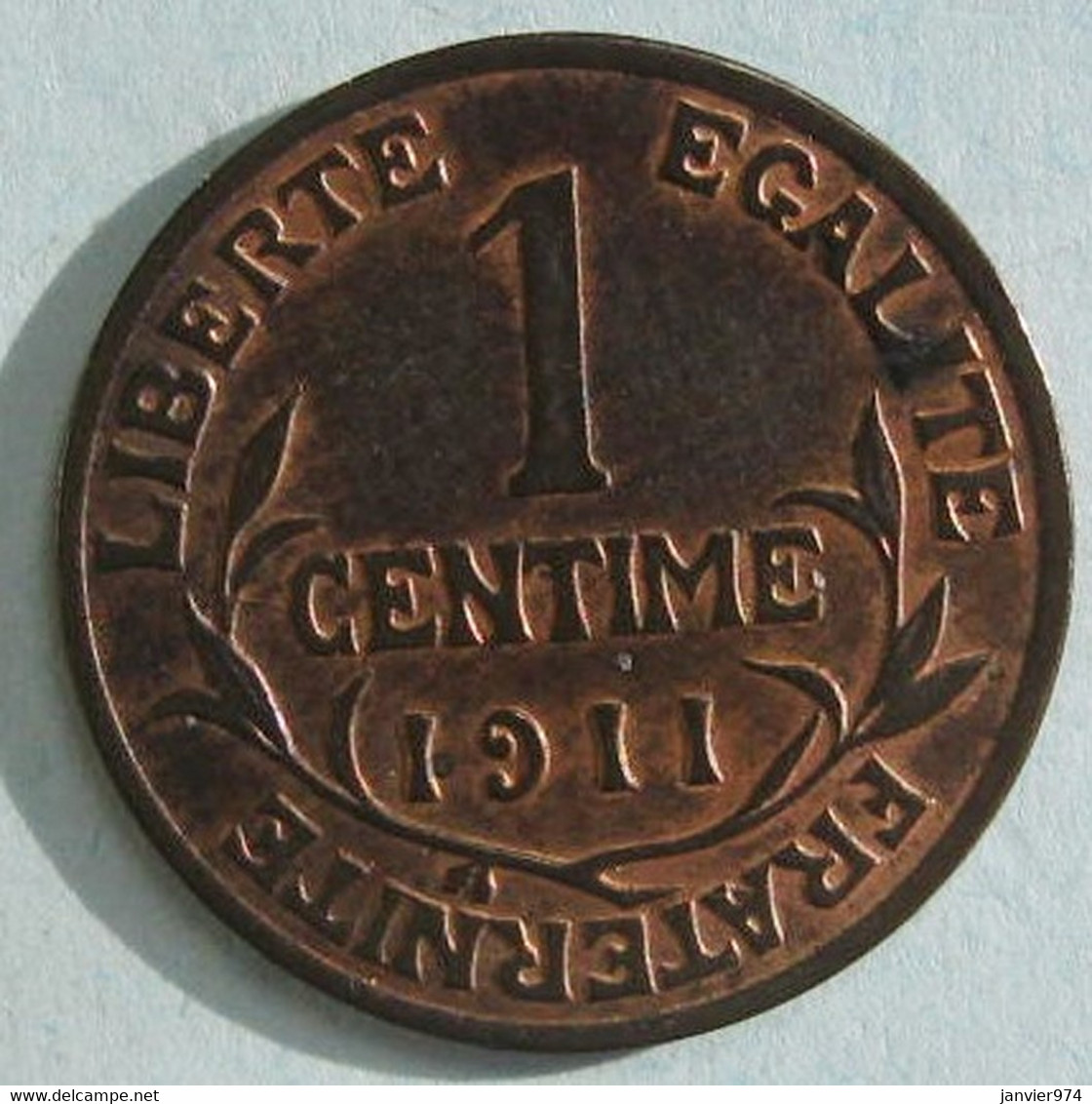 1 Centime Dupuis 1911 En Bronze , Gadoury 90. TTB - 1 Centime