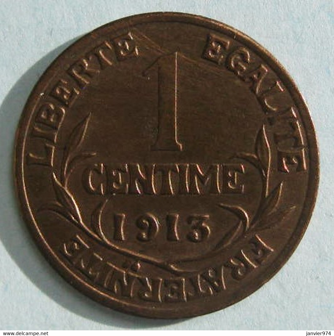 1 Centime Dupuis 1913 En Bronze , Gadoury 90. Superbe - 1 Centime