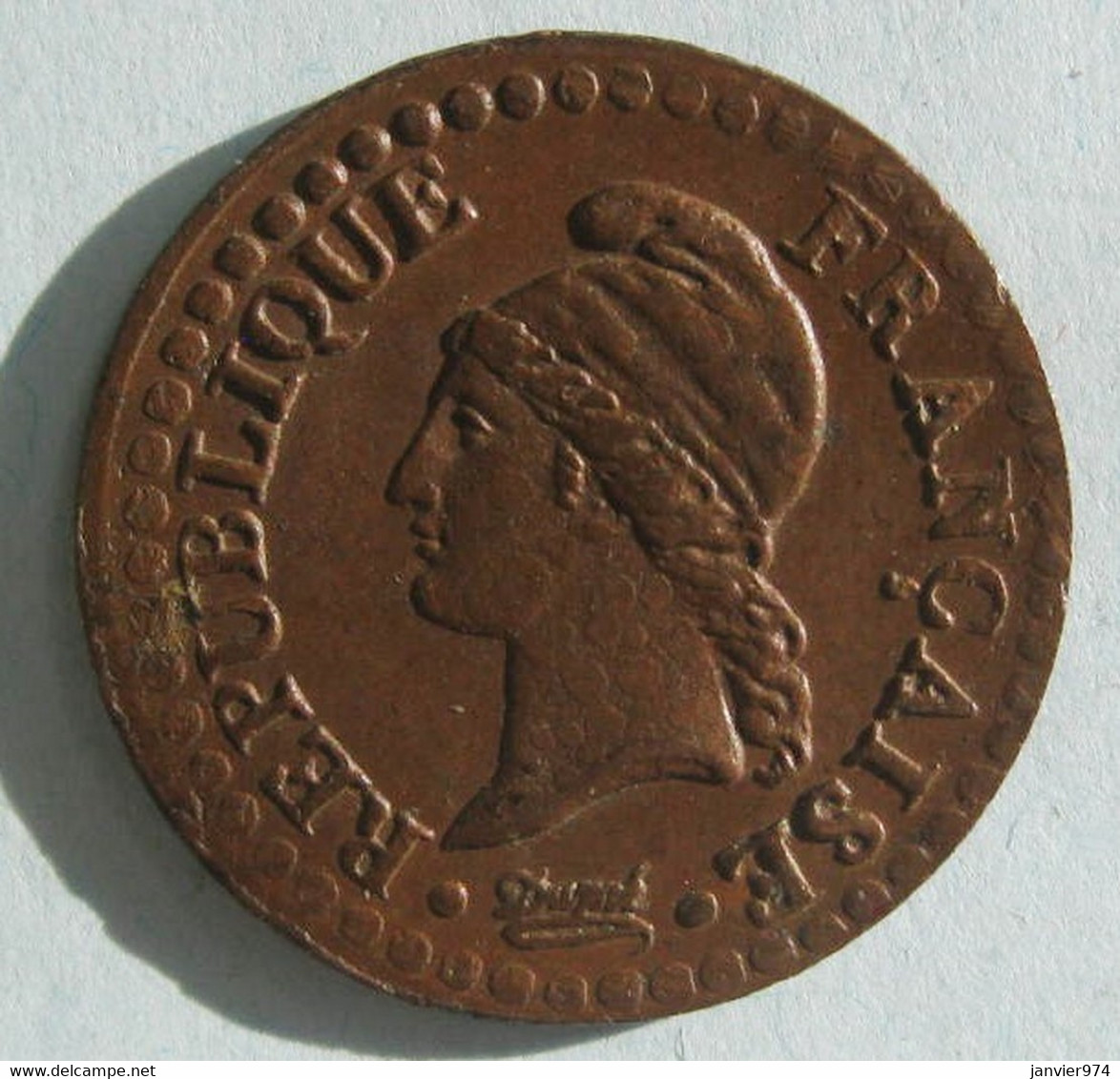 1 Centimes Dupré An 6 A Paris , En Bronze, Gadoury , TTB++ - 1795-1799 Direktorium