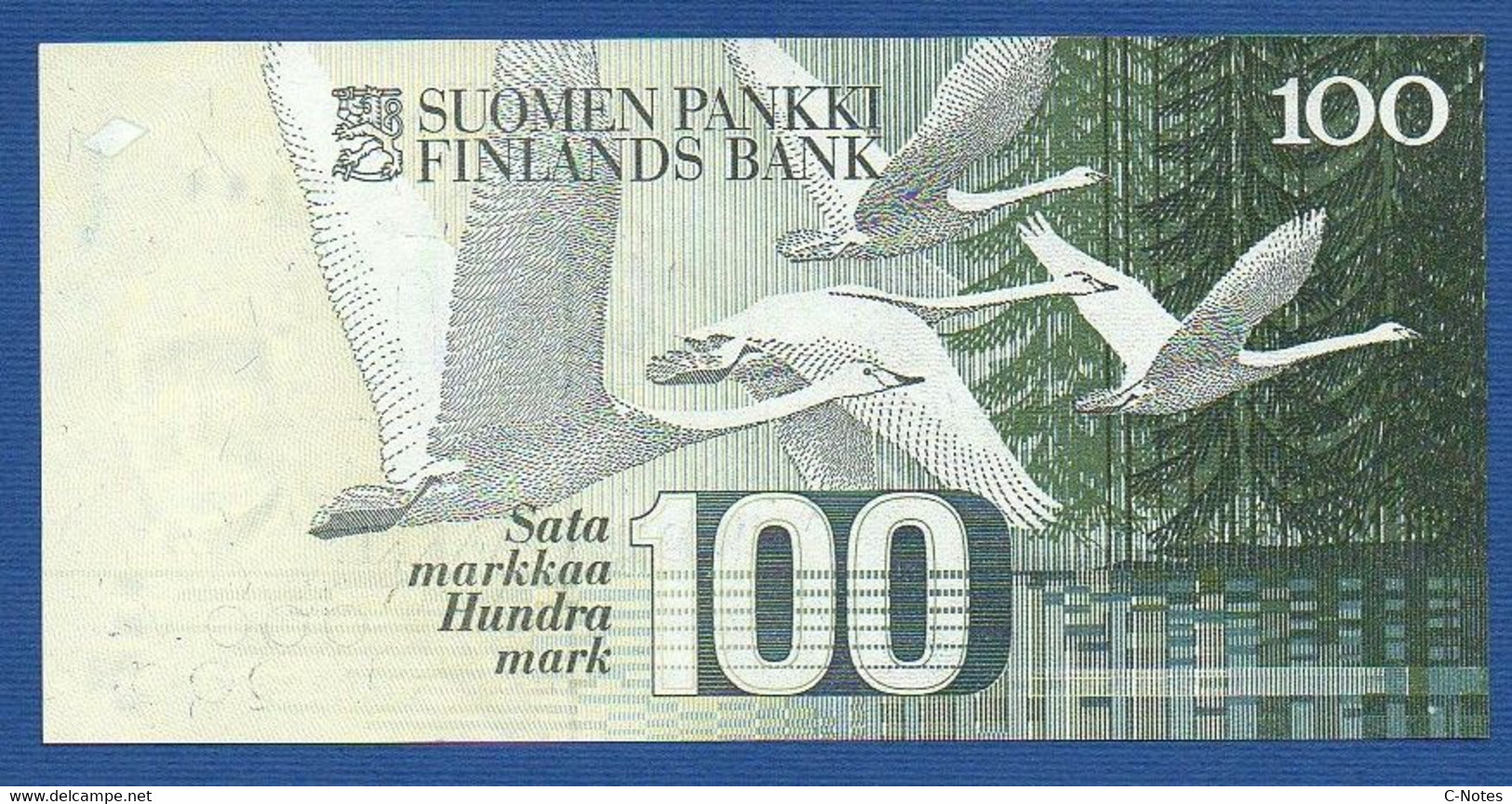 FINLAND - P.115a (21) – 100 Markkaa 1986,  XF, Serie 5060827107 - Finlande