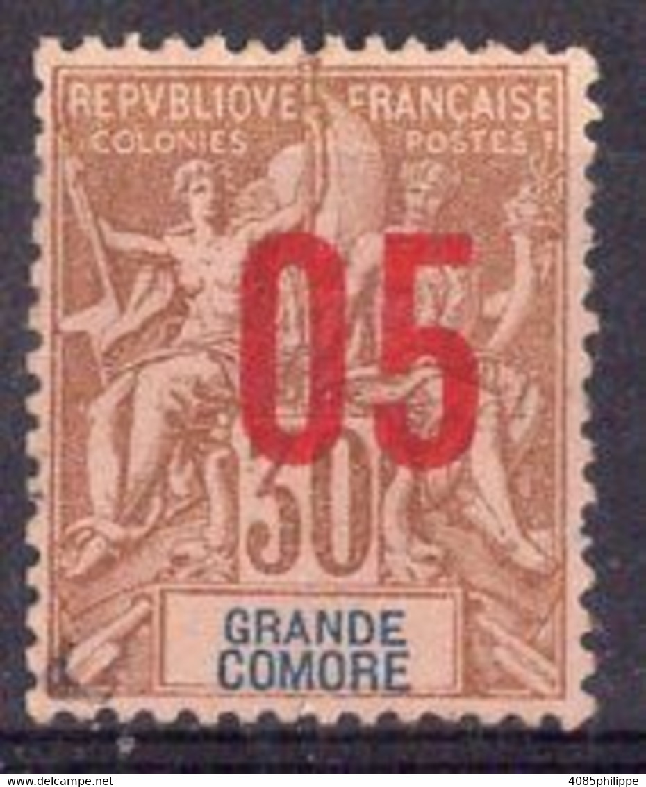 GRANDE COMORE Timbre-poste N°25 Oblitéré Cote : 2€00 - Oblitérés