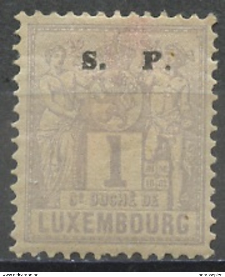 Luxembourg - Luxemburg Service 1881-82 Y&T N°S36 - Michel N°D35 * - 1c Chiffre - Service