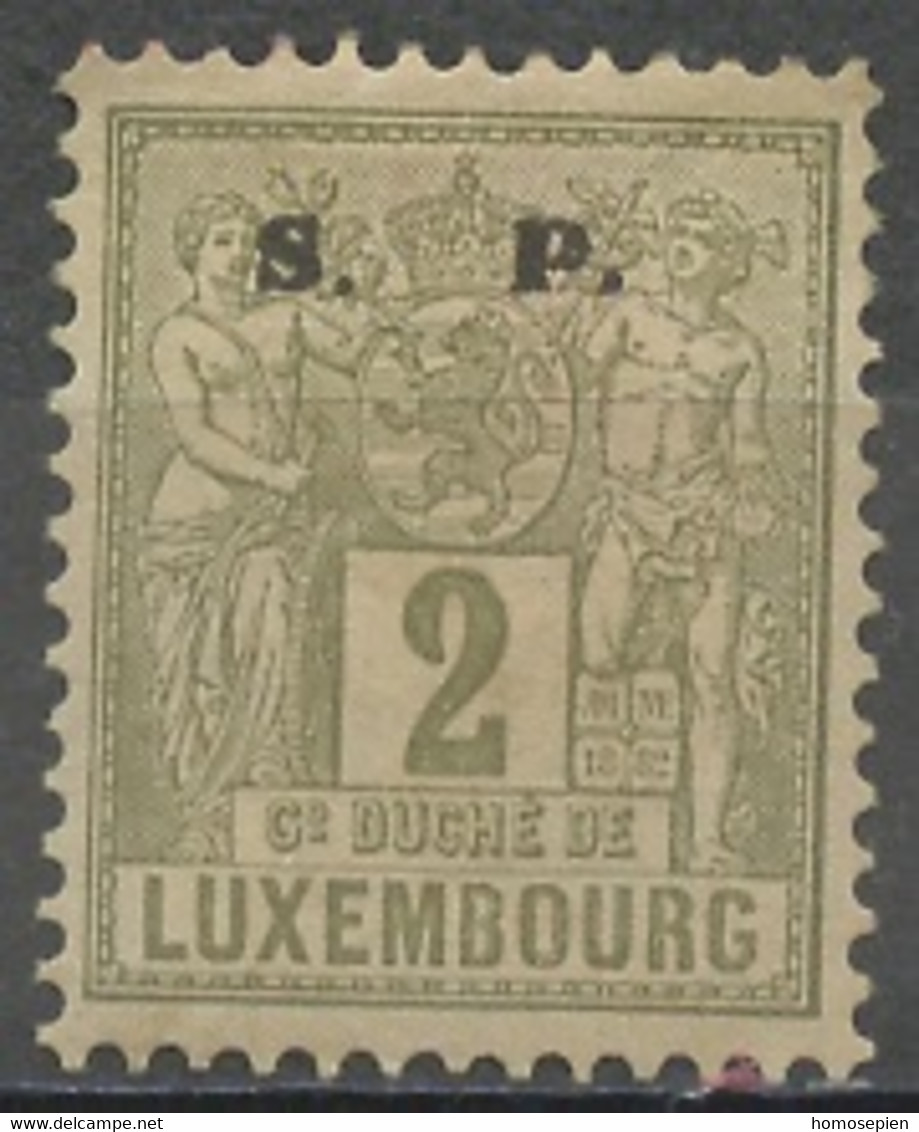 Luxembourg - Luxemburg Service 1881-82 Y&T N°S37 - Michel N°D37 * - 2c Chiffre - Servizio