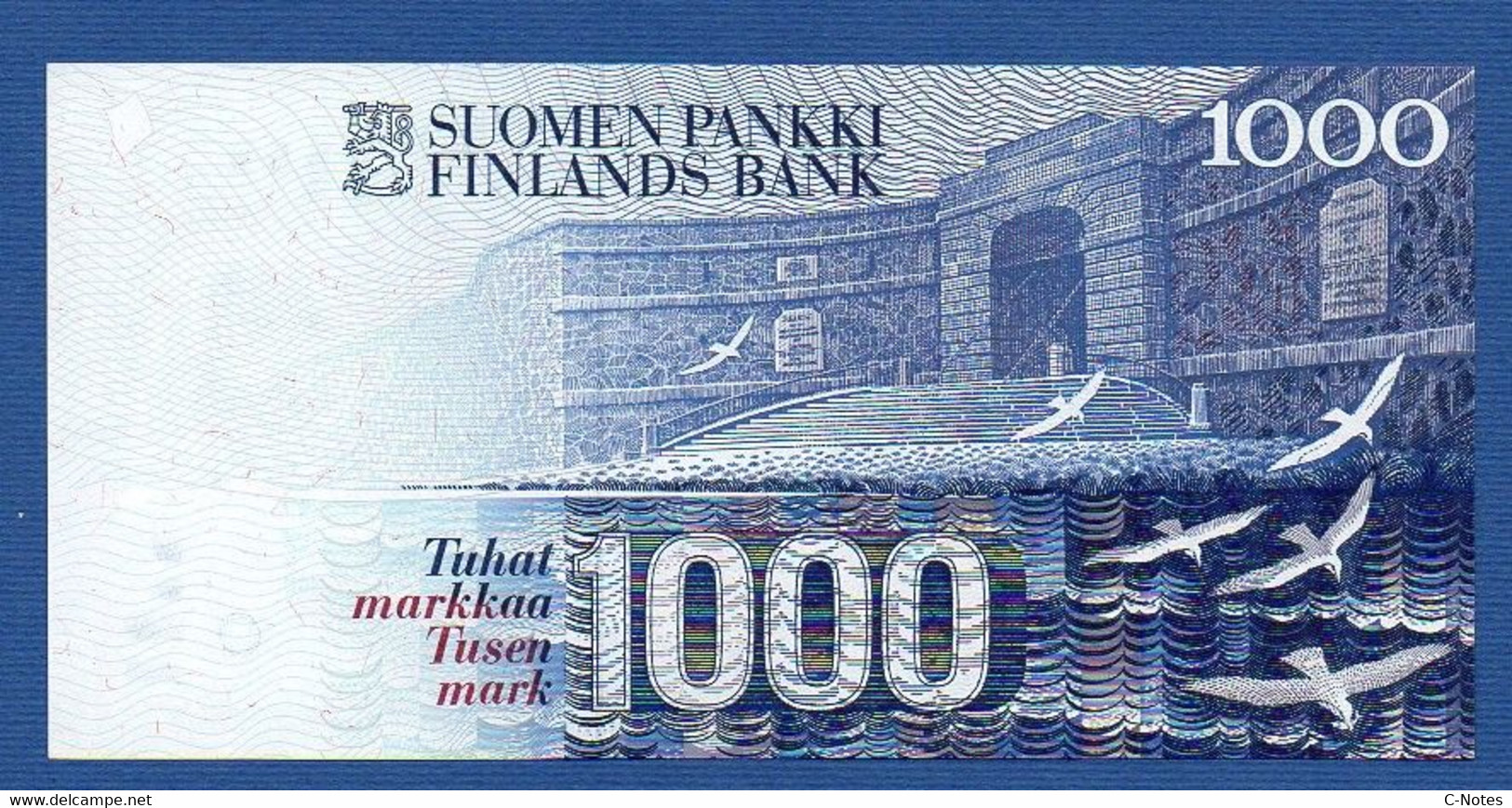 FINLAND - P.117a (4) – 1000 Markkaa 1986,  UNC-, Serie 8013055384 - Finlande