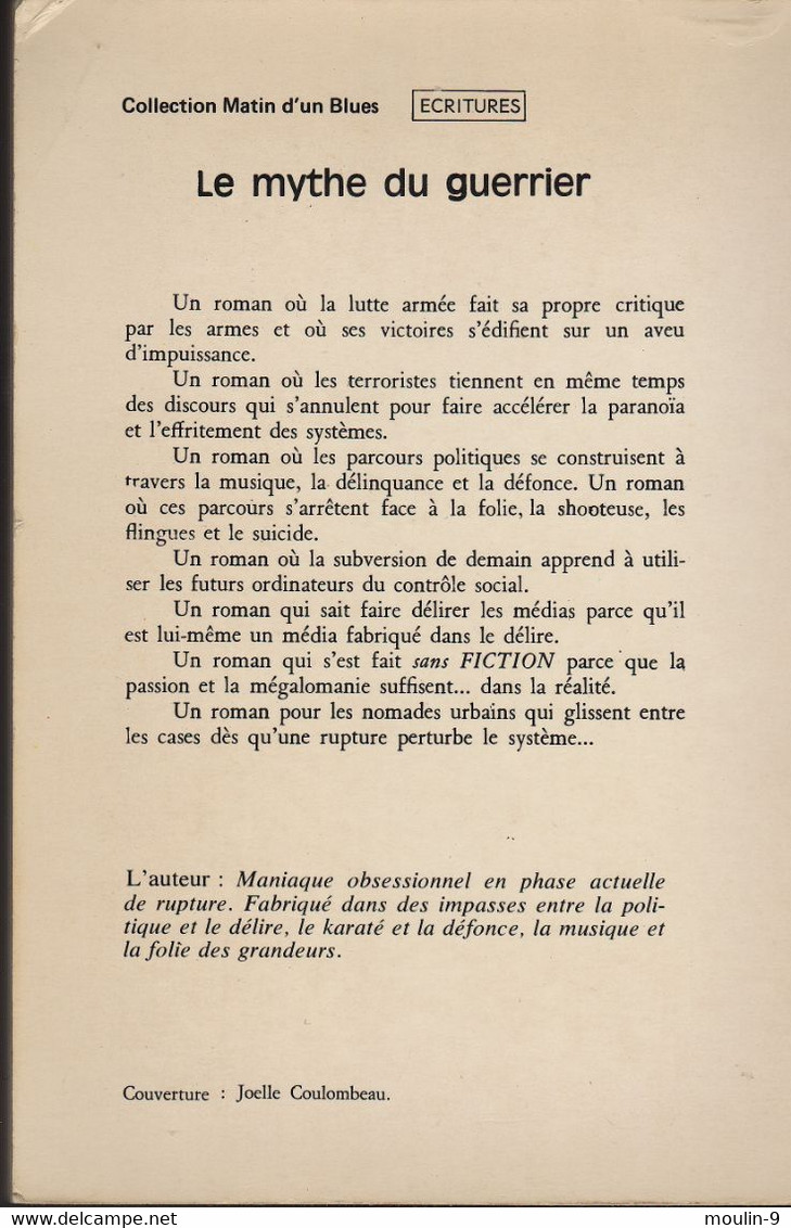 Le Mythe Du Guerrier Broché – Bob Nadoulek - Schwarzer Roman