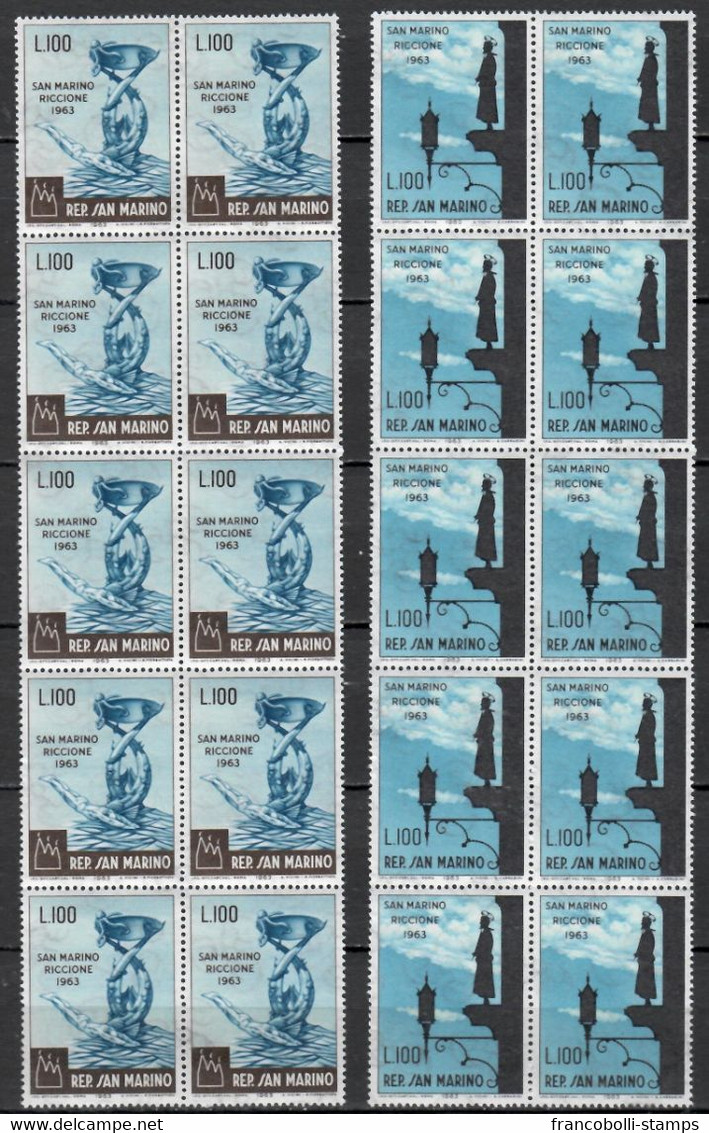 S34734 Dealer Stock San Marino 1963 MNH Riccione 2v (X10 Sets). - Collections, Lots & Series