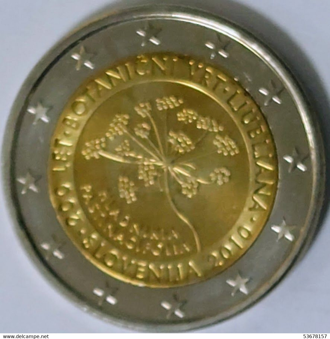 Slovenia - 2 Euro 2010, 200th Anniversary - Botanical Garden Of Ljubljana, KM# 94 (#1877) - Slowenien