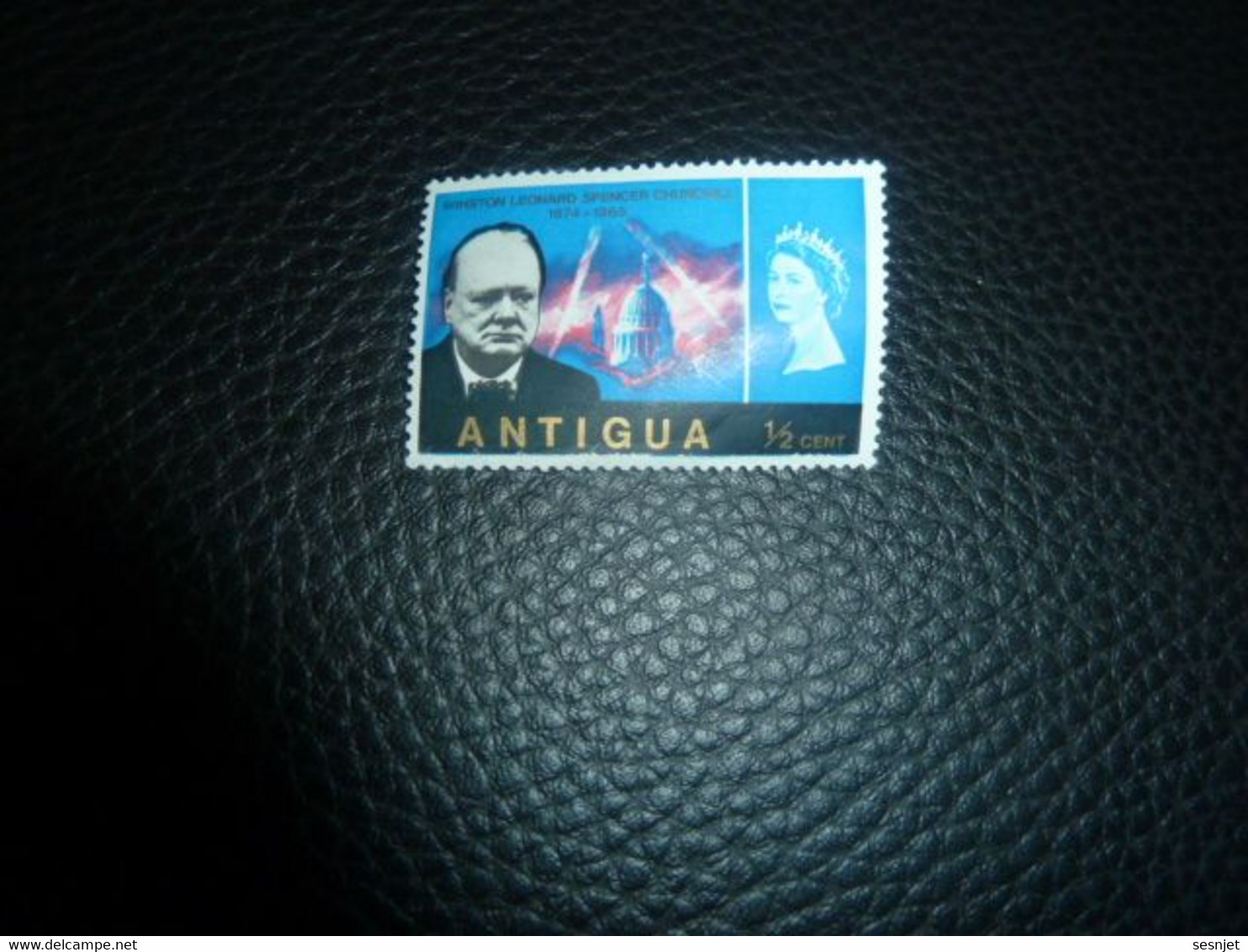 Antigua - Winston Leonard Spencer Churchill (1874-1965) - 1/2 C. - Yt 148 - Multicolore - Neuf - Année 1966 - - Sir Winston Churchill