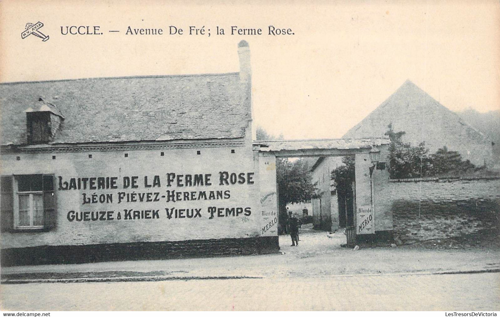 Belgique - Uccle - Avenue De Fré La Ferme Rose - Laiterie De La Ferme Rose -  Léon Fièvez - Carte Postale Ancienne - Uccle - Ukkel