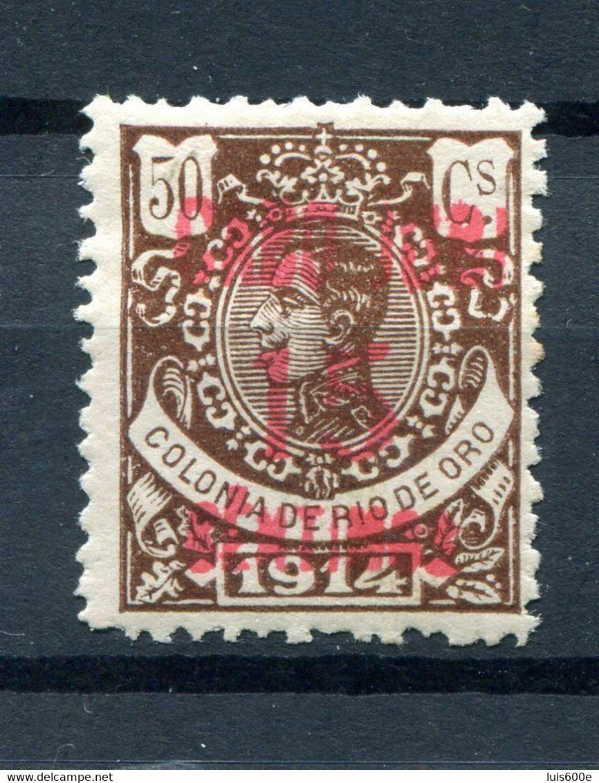 1916.CABO JUBY.EDIFIL 3*.NUEVO CON SEÑAL DE FIJASELLOS.(MH).CATALOGO 85€ - Cape Juby