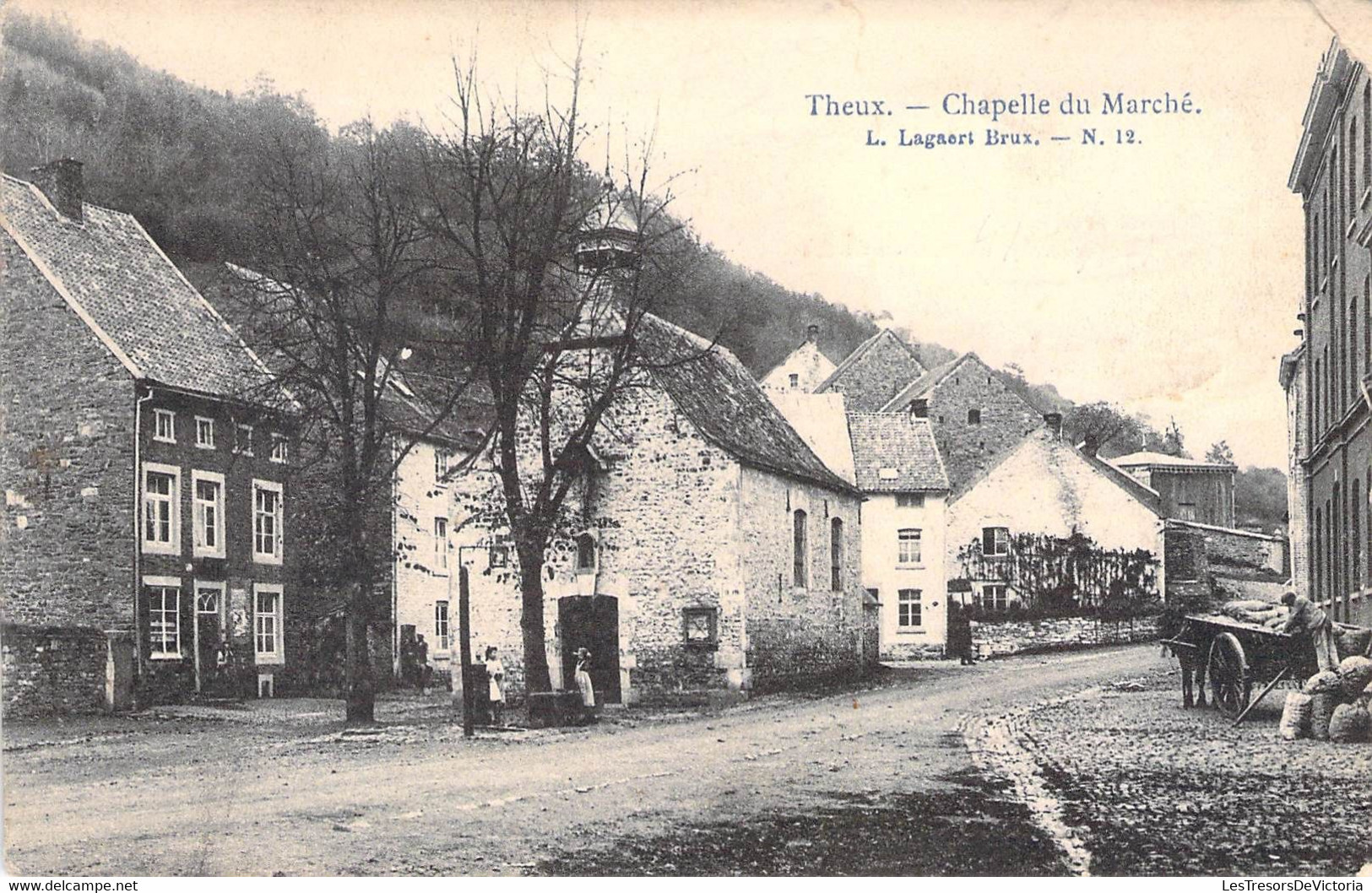 Belgique - Theux - Chapelle Du Marché - Edit. L. Legaert - Publicité - Maison Raphael Rabaey - Carte Postale Ancienne - Verviers