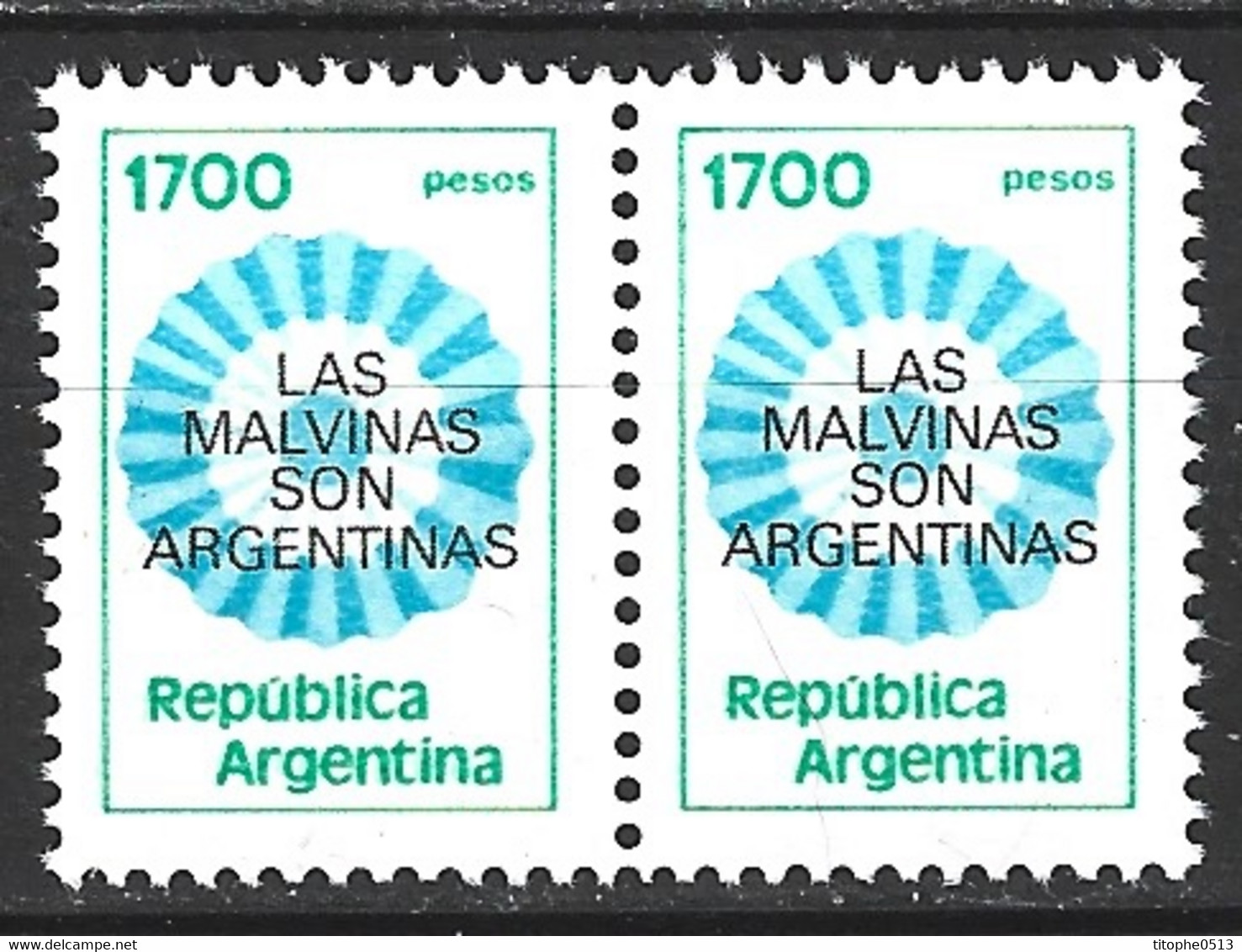 ARGENTINE. N°1288 De 1982. Les Malouines Sont Argentines. - Altri & Non Classificati