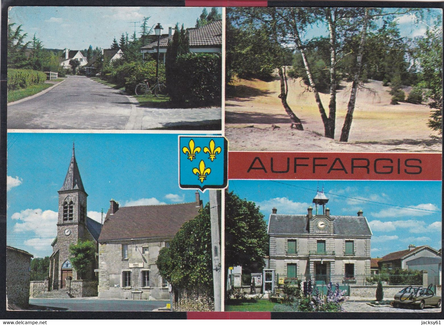 78 - Auffargis - Les Maisons De France - La Sablière - L'église Et Le Poste - La Mairie - Auffargis
