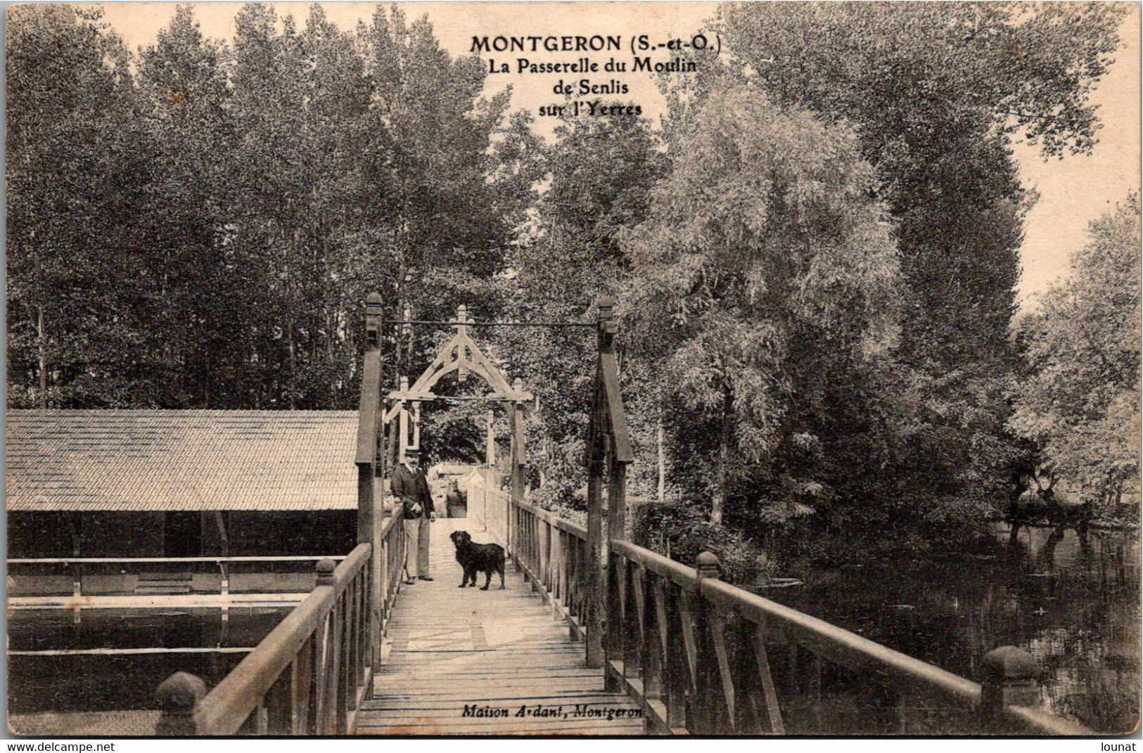 91 MONTGERON - La Passerelle Du Moulin De Senlis - Montgeron