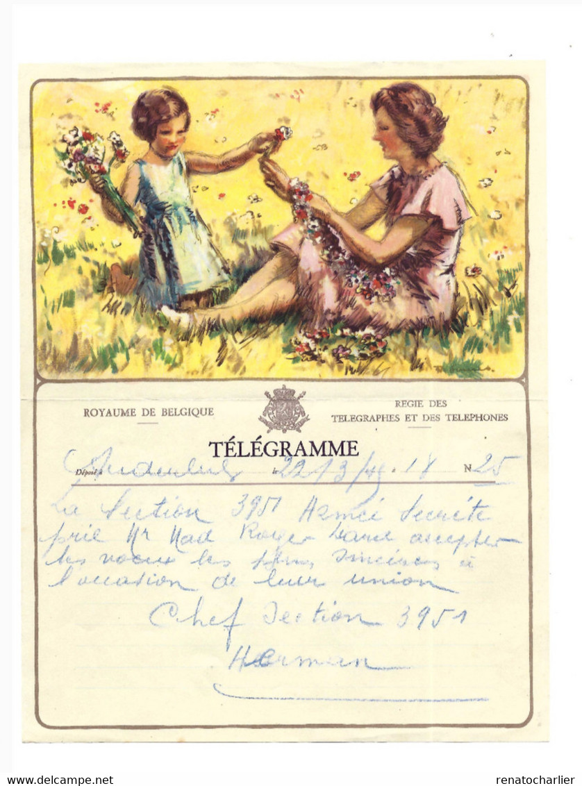 Télégramme De Anderlues. - Telegrammi