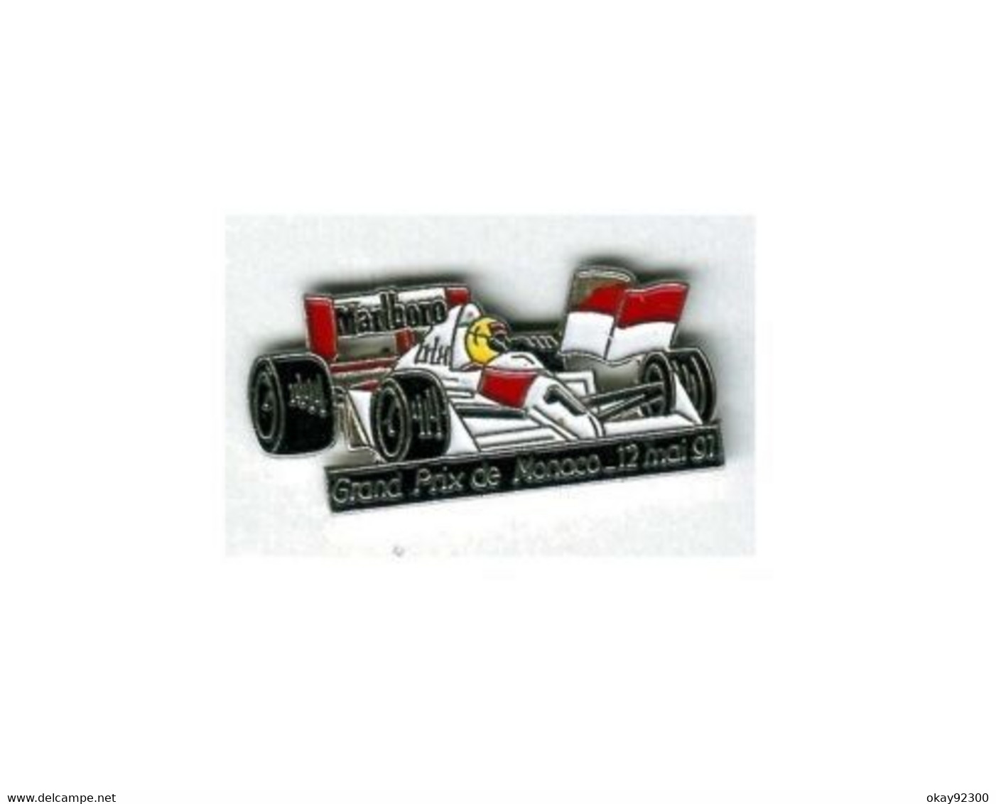 Pin's F1 Formule 1 Formula One Grand Prix Monaco 12 Mai 1991 Marlboro - F1