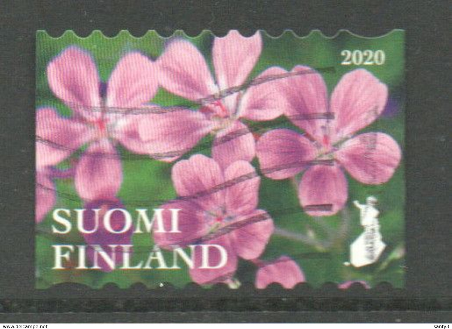 Finland 2020 Yv 2676 Bloemen, Gestempeld - Usados