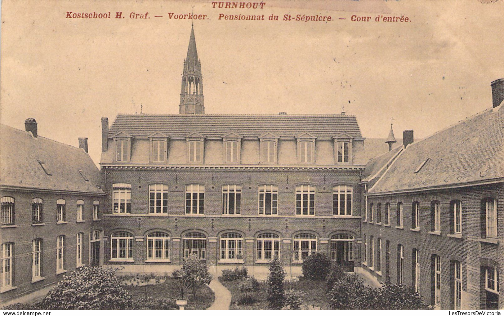 BELGIQUE - TURNHOUT - Kostchool H GRAF - Pensionnat Du St Sépulcre - Carte Postale Ancienne - Turnhout