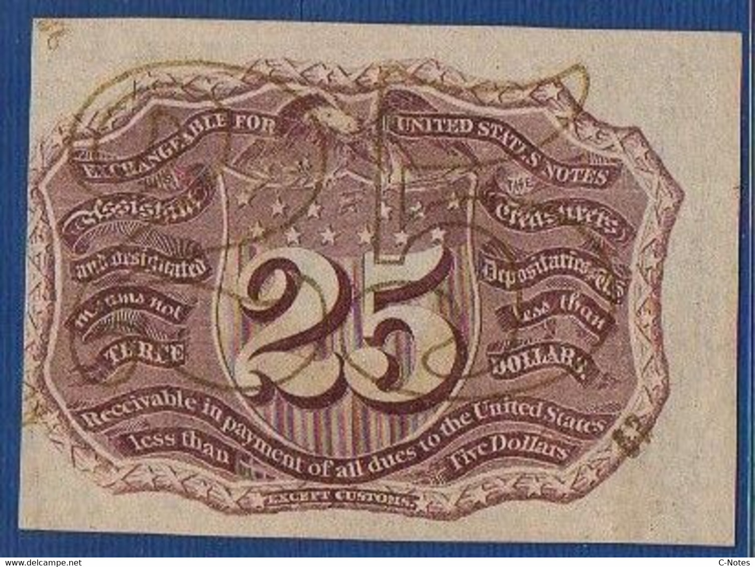 UNITED STATES OF AMERICA - P.103 – 10 Cents 1863 AUNC, No Serial Number - 1863 : 2° Edición