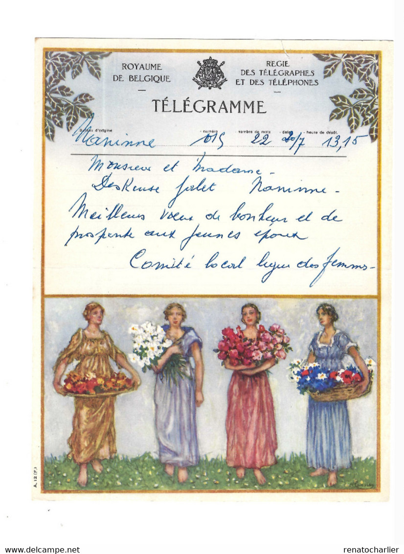 Télégramme De Naninne à Naninne. - Telegramme