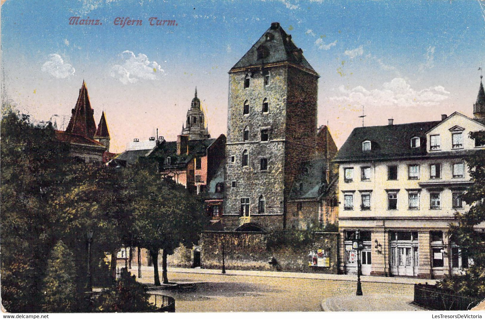 ALLEMAGNE - MAINZ - Eifern Turm - Colorisée  - Carte Postale Ancienne - Mainz