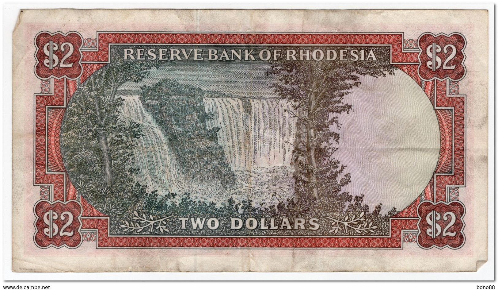 RHODESIA,2 DOLLARS,1973,P.31b,F-VF - Rhodesien