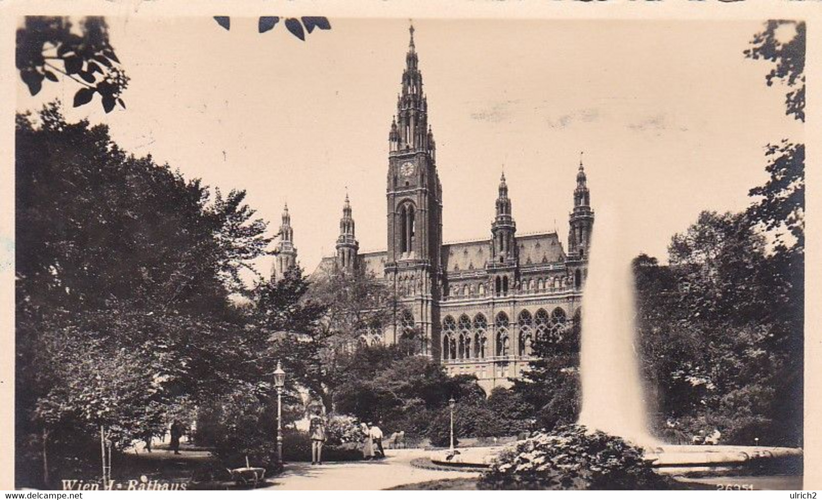 AK Wien - Rathaus - Feldpost Werbestempel Wiener Frühjahrsmesse 1940  (63287) - Ringstrasse