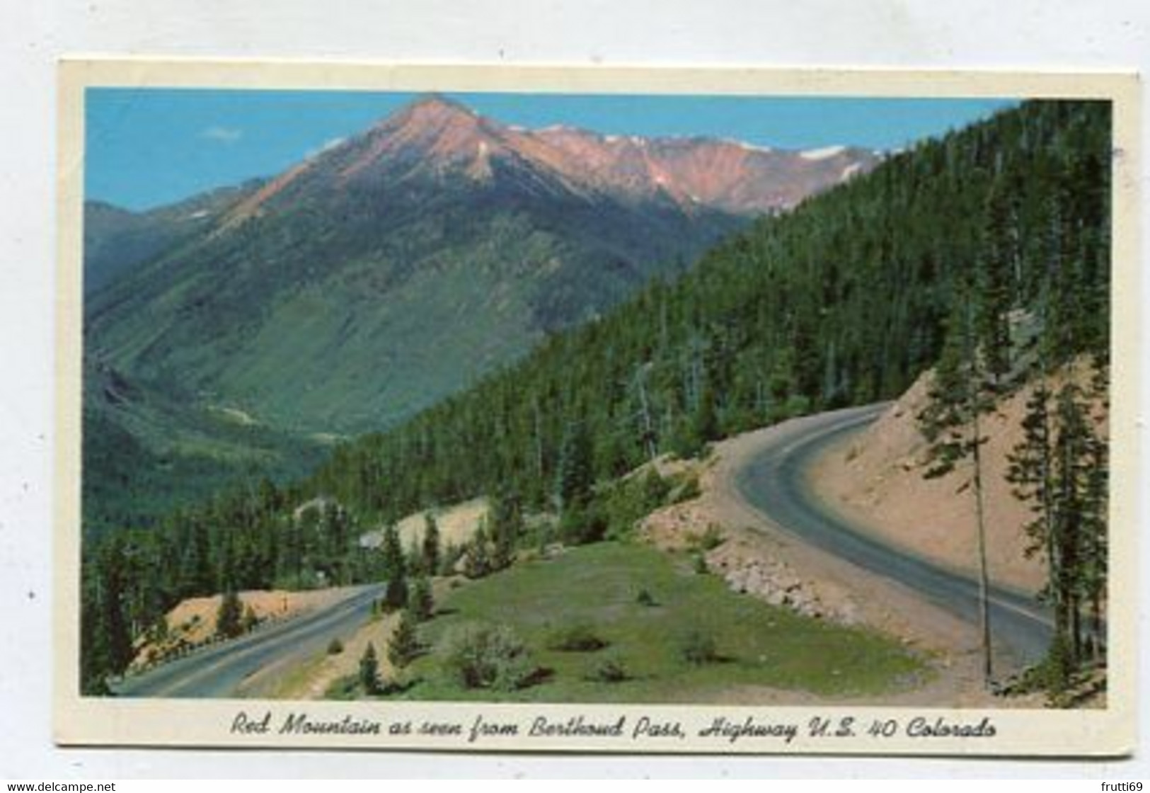 AK 116727 USA - Colorado - Red Mountain As Seen From Berthoud Pass - Rocky Mountains