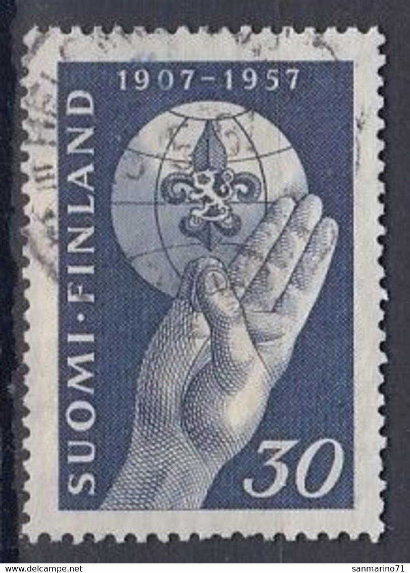 FINLAND 473,used,falc Hinged - Oblitérés