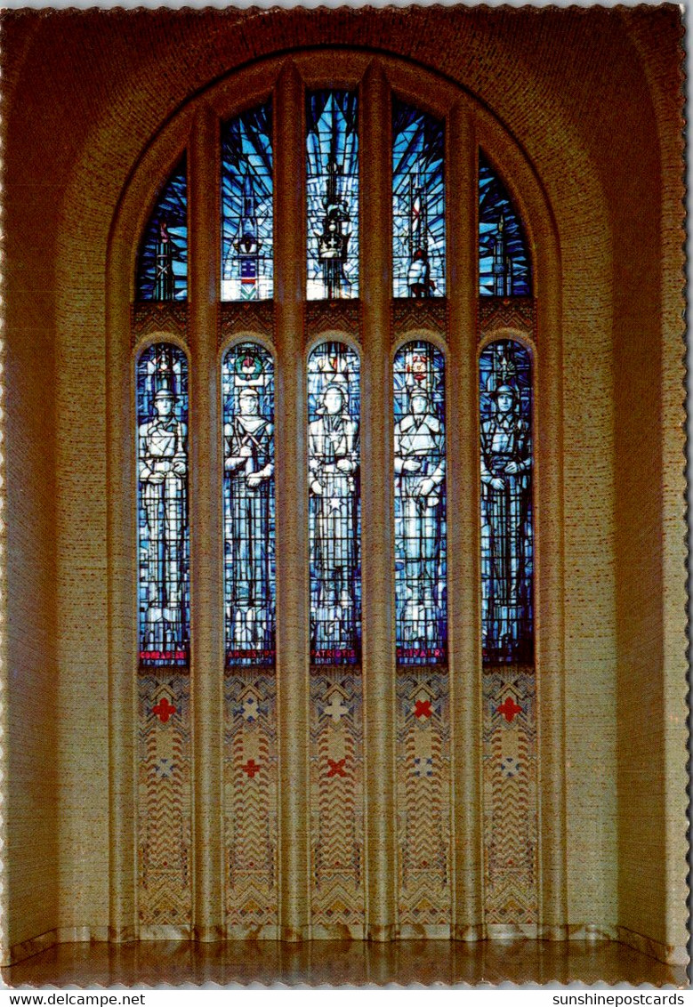 Australia Canberra Australian War Memorial West Window In Hall Of Memory - Canberra (ACT)