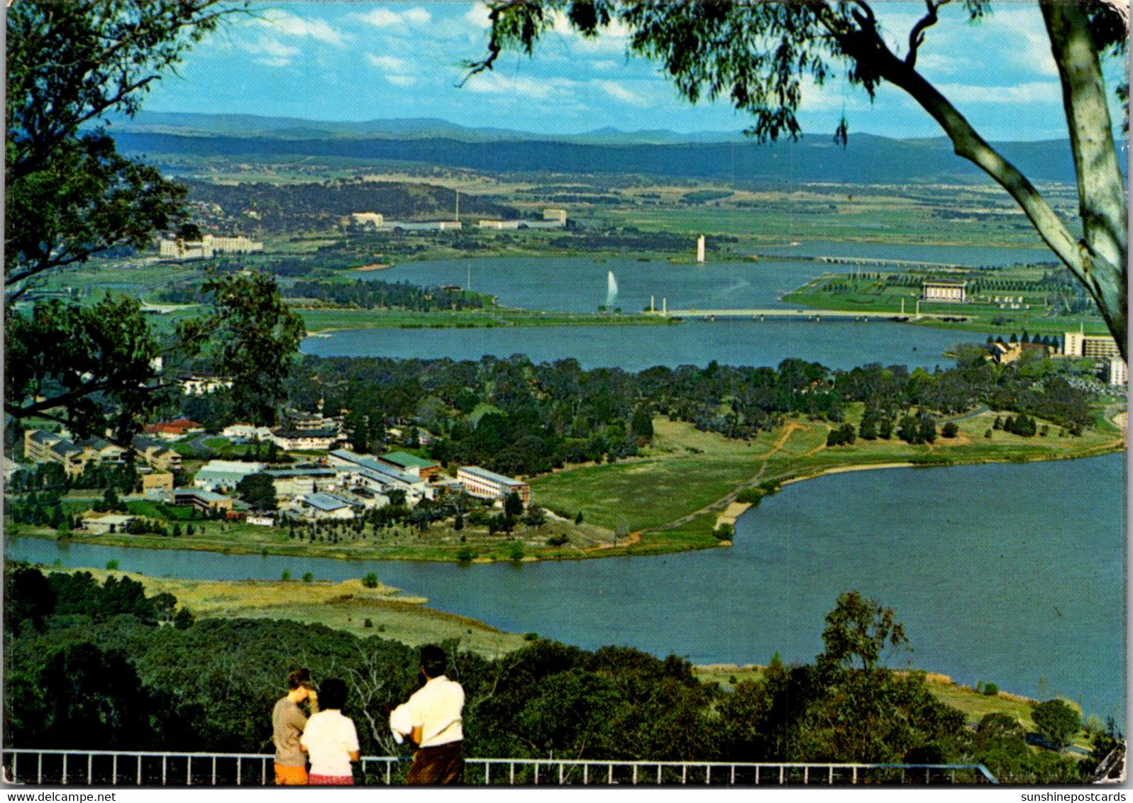 Australia View From Black Mountain Overlooking Canberra 1975 - Canberra (ACT)