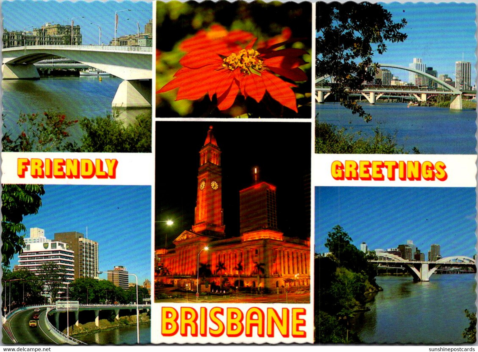 Australia Brisbane Friendly Greetings With Multi View - Brisbane