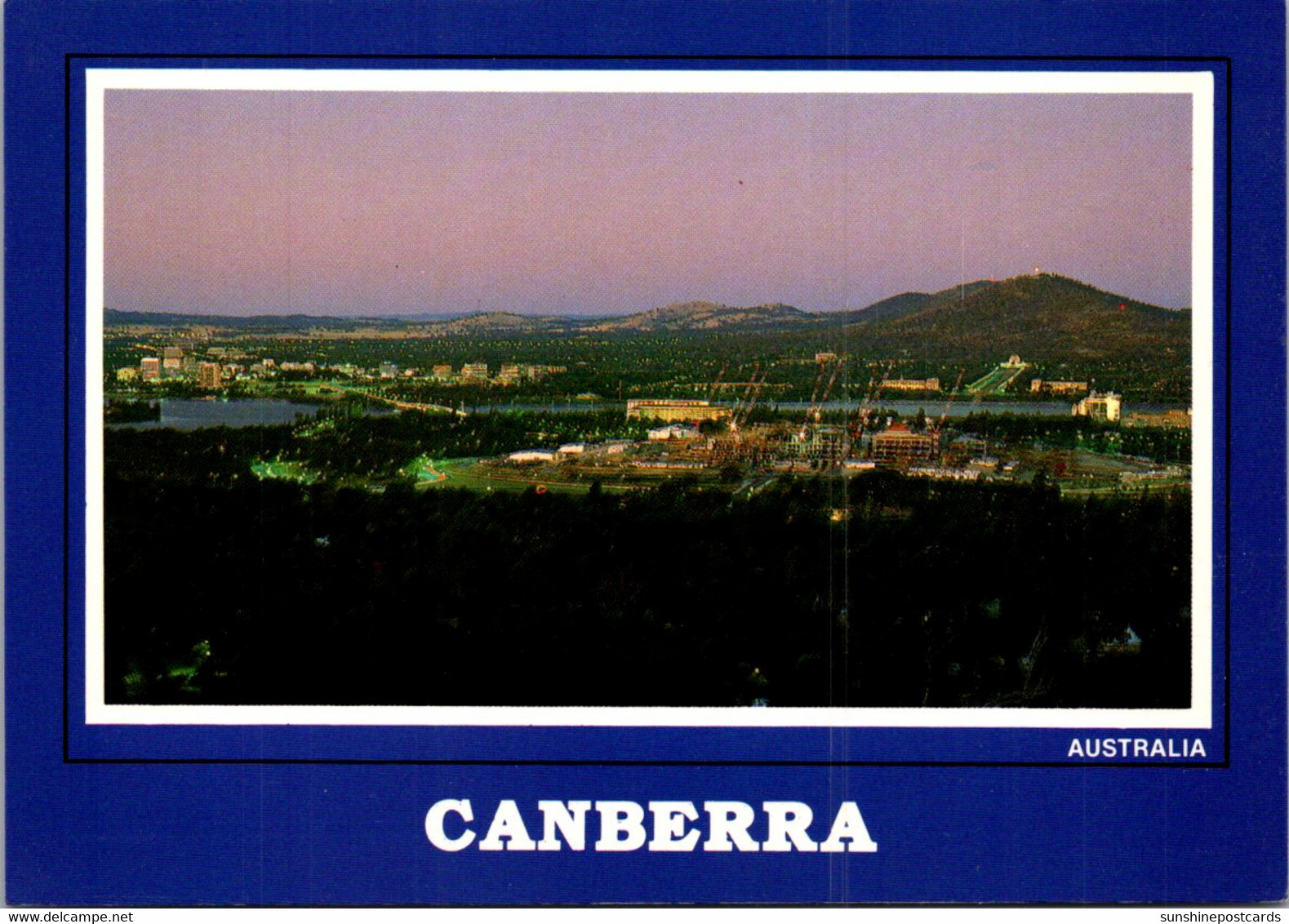 Australia Canberra Night View From Red Hill - Canberra (ACT)