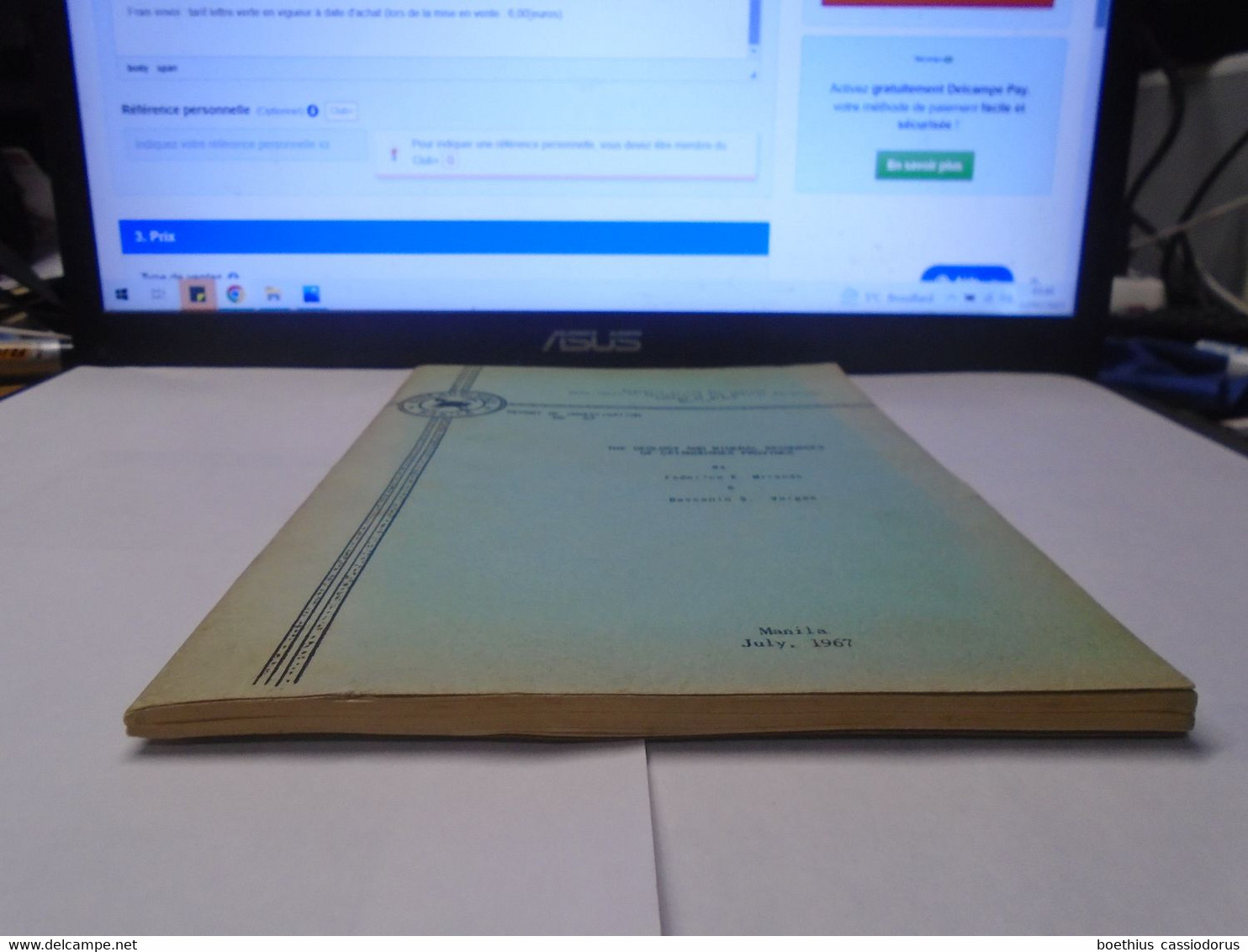 THE GEOLOGY AND MINERAL RESOURCES OF CATANDUANES PROVINCE BY FEDERICO E. MIRANDA & BASSANIO S. VARGAS 1967 PHILIPPINES - Earth Science