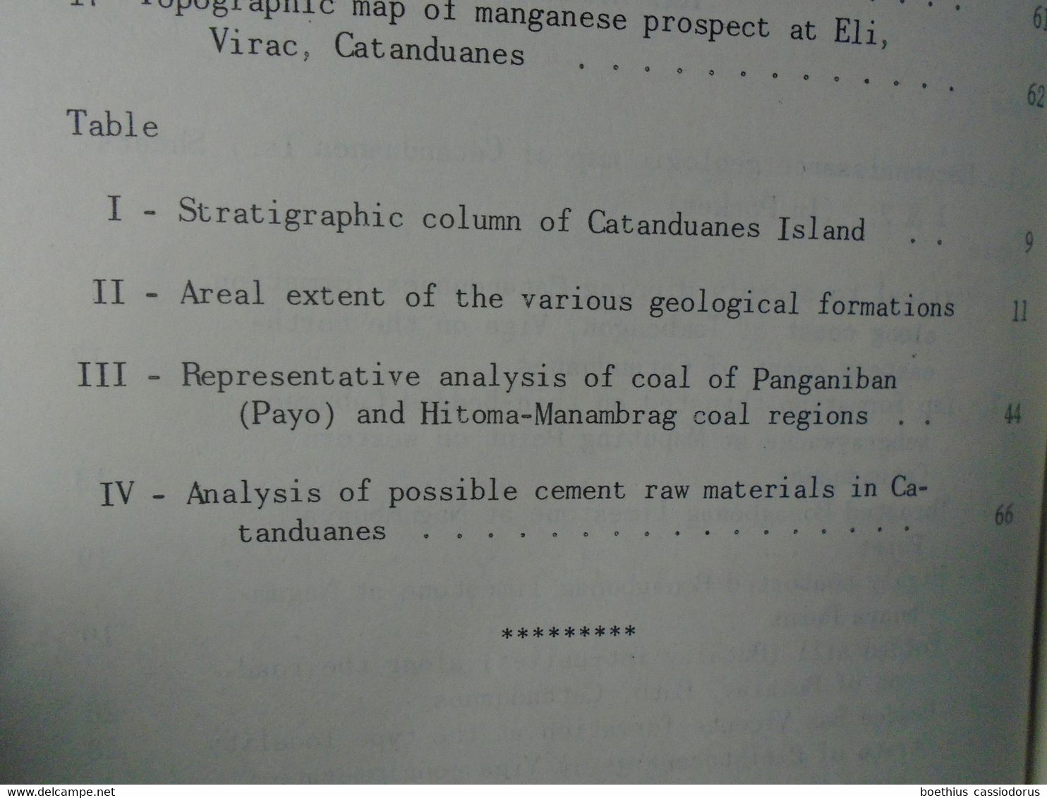 THE GEOLOGY AND MINERAL RESOURCES OF CATANDUANES PROVINCE BY FEDERICO E. MIRANDA & BASSANIO S. VARGAS 1967 PHILIPPINES