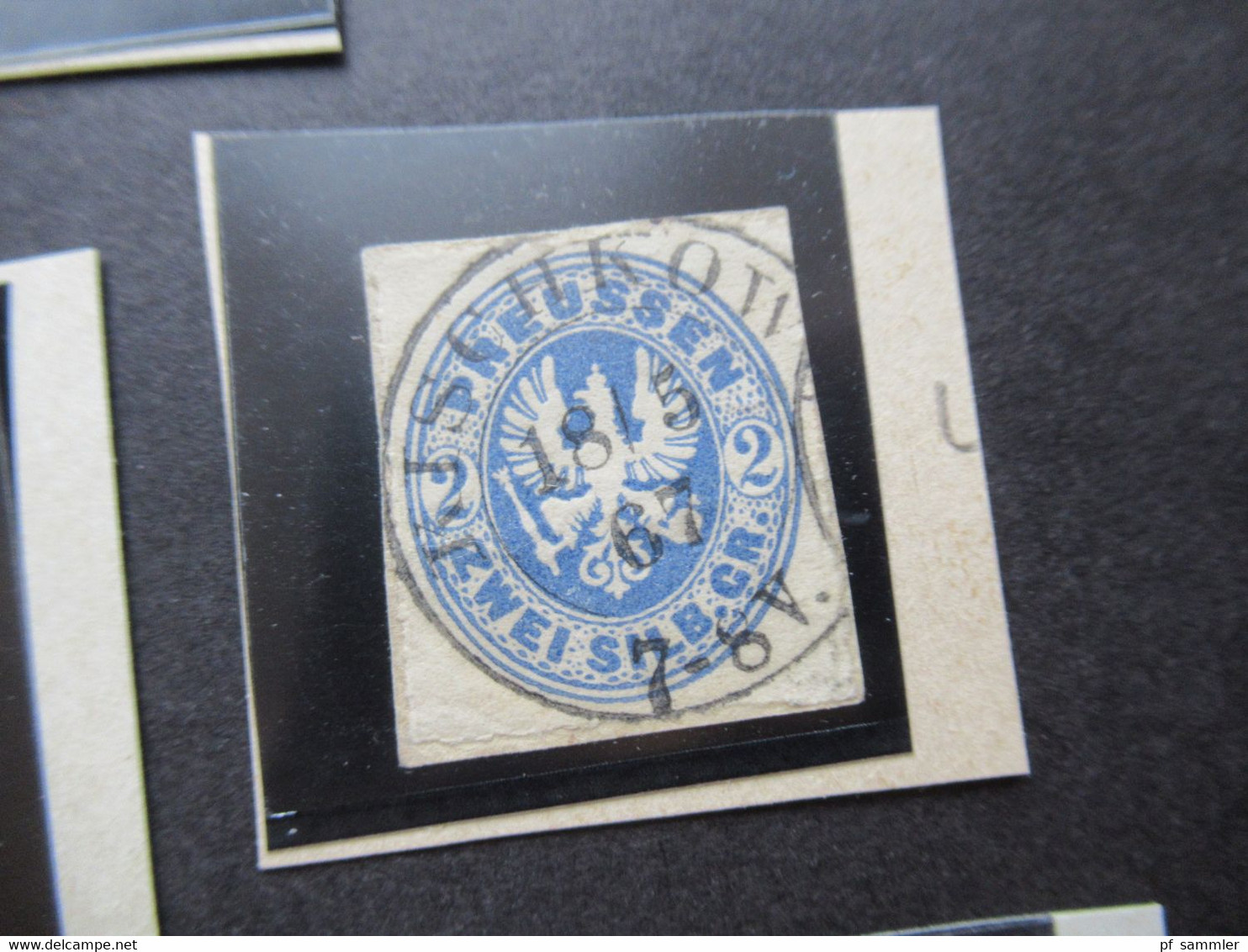 AD Preussen Preußischer Adler kleines Lot mit 11 Briefstücken mit teils sauberen Stempeln! Fundgrube / Stöberposten ??!