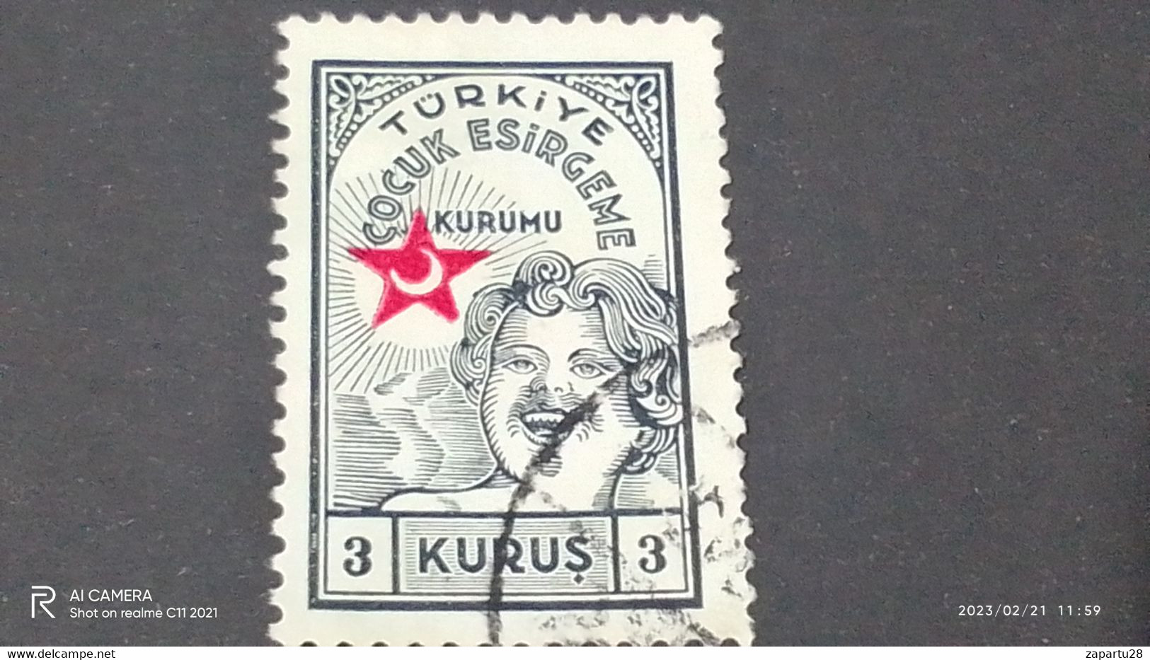 TÜRKEY--YARDIM PULLARI-1930-40  ÇOCUK ESİRGEME PULLARI  3K  DAMGALI - Wohlfahrtsmarken