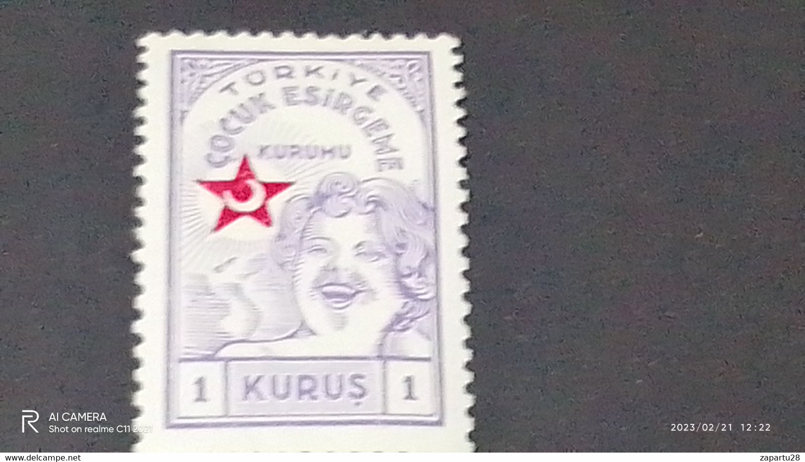 TÜRKEY--YARDIM PULLARI-1940-50  ÇOCUK ESİRGEME  1K DAMGASIZ - Liefdadigheid Zegels