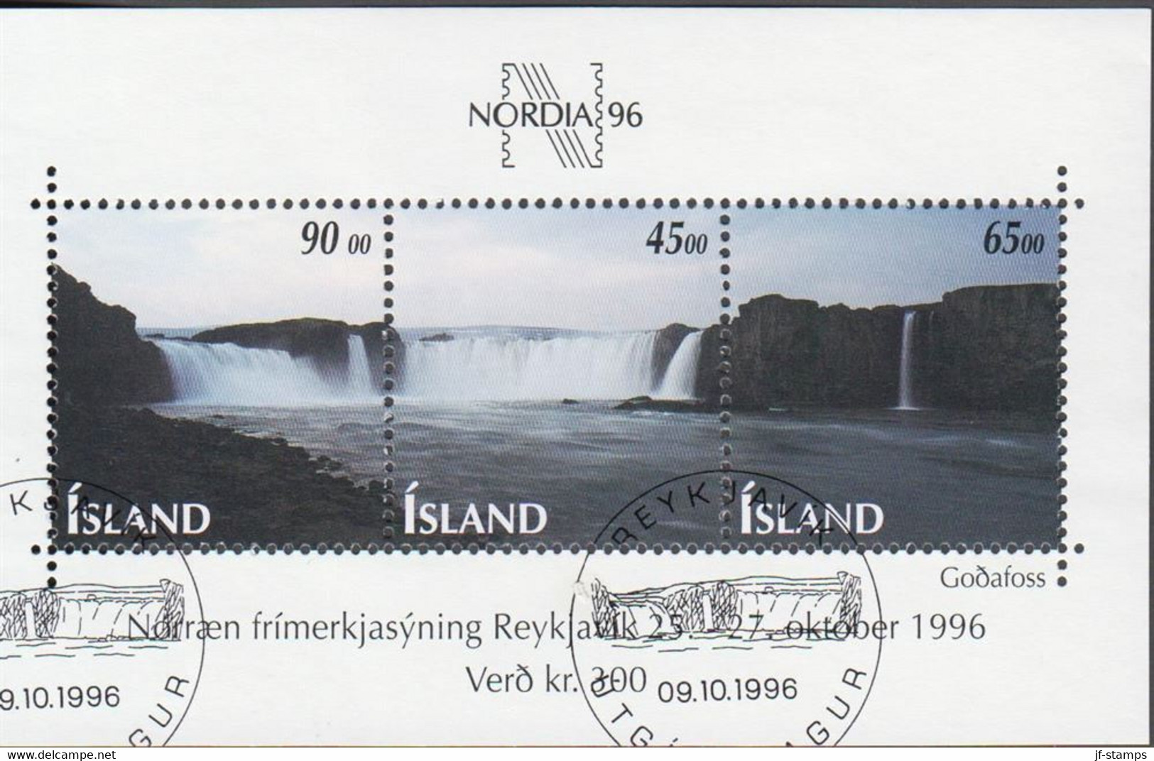 1996. ISLAND. Stamp Day. Block. Never Hinged.  (Michel Block 19) - JF529774 - Usati