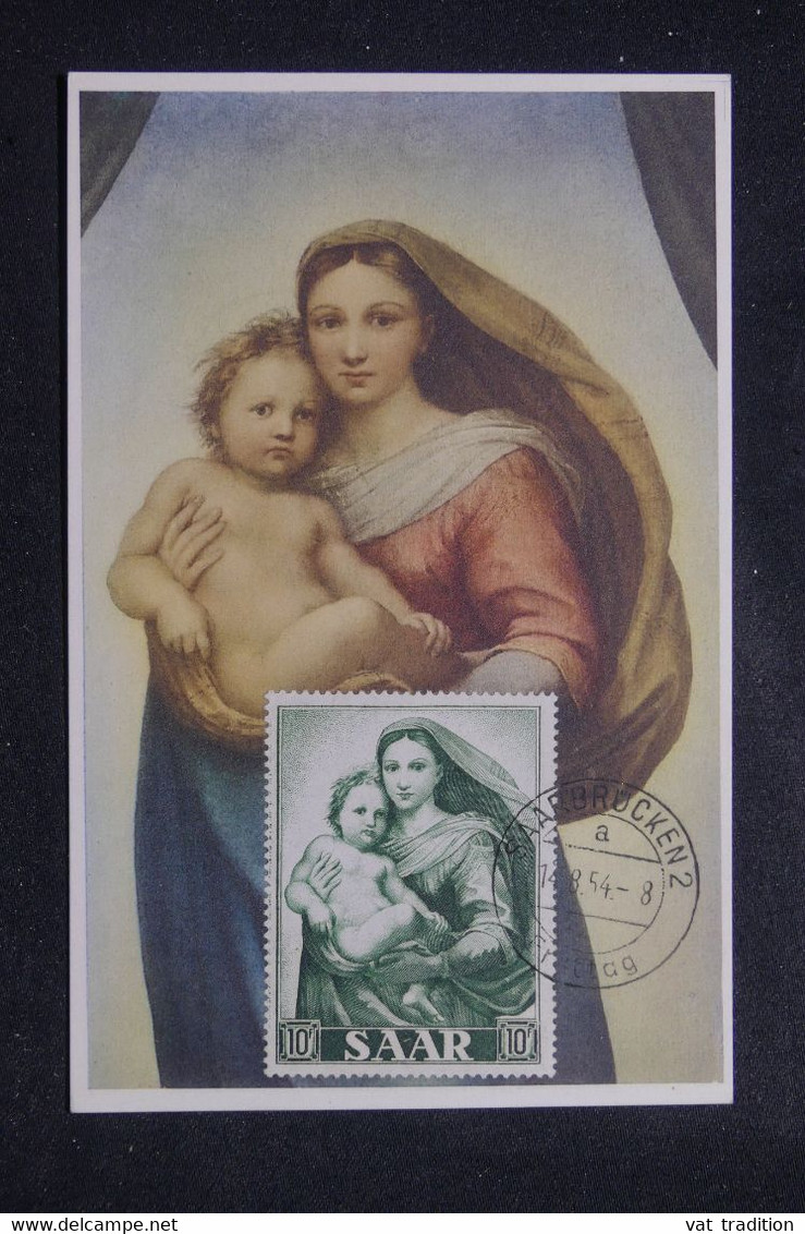 SARRE  - Carte Maximum En 1954 - La Madonne - L 140504 - Tarjetas – Máxima