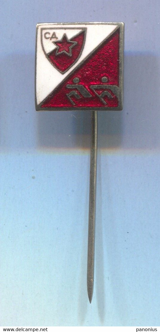 Rowing Canu - SD Crvena Zvezda Belgrade Serbia, Vintage Pin Badge Abzeichen, Enamel - Roeisport