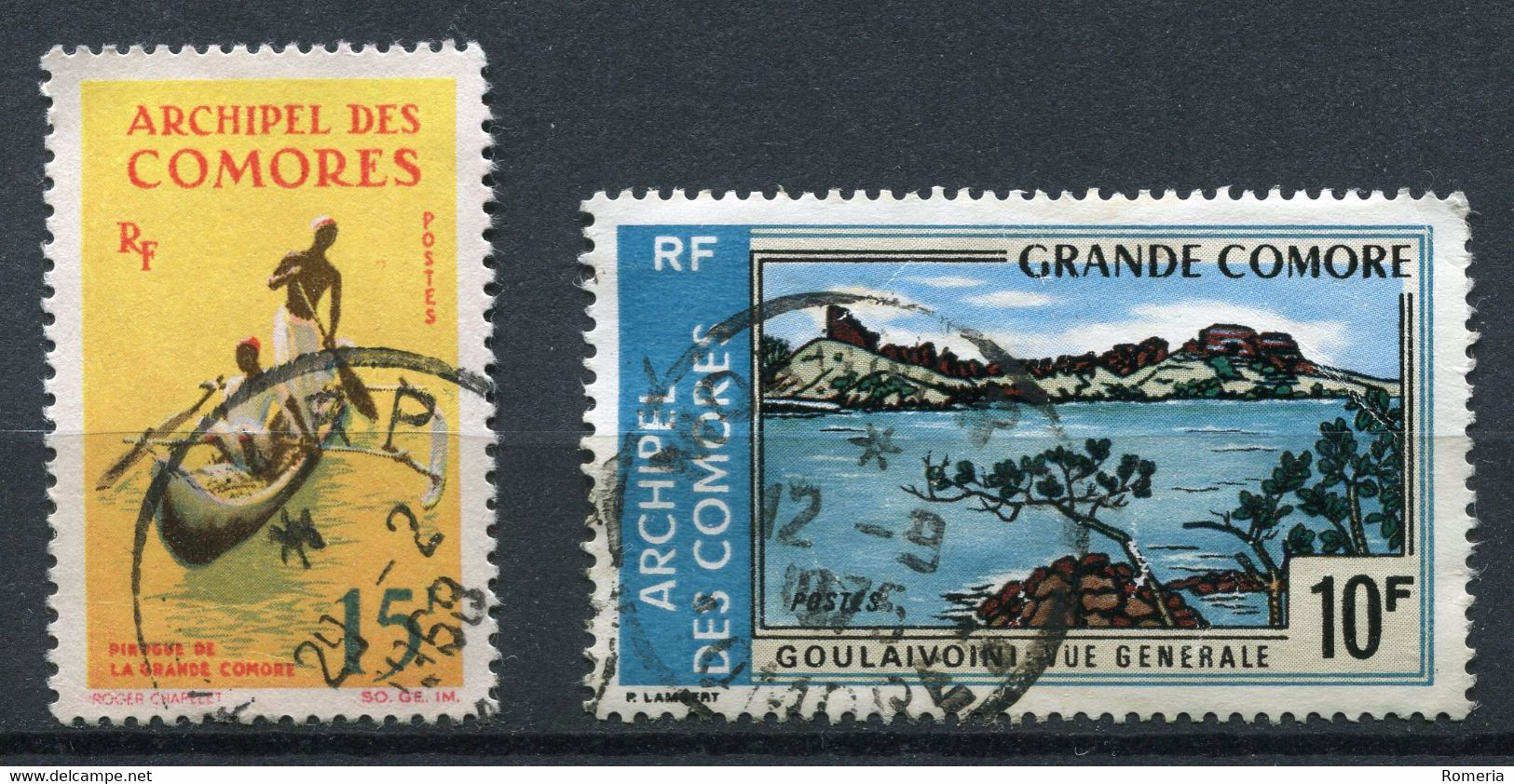 Comores - 1964 -> 1973  - Yt 33 + Yt 80 - Oblitérés - Poste Aérienne