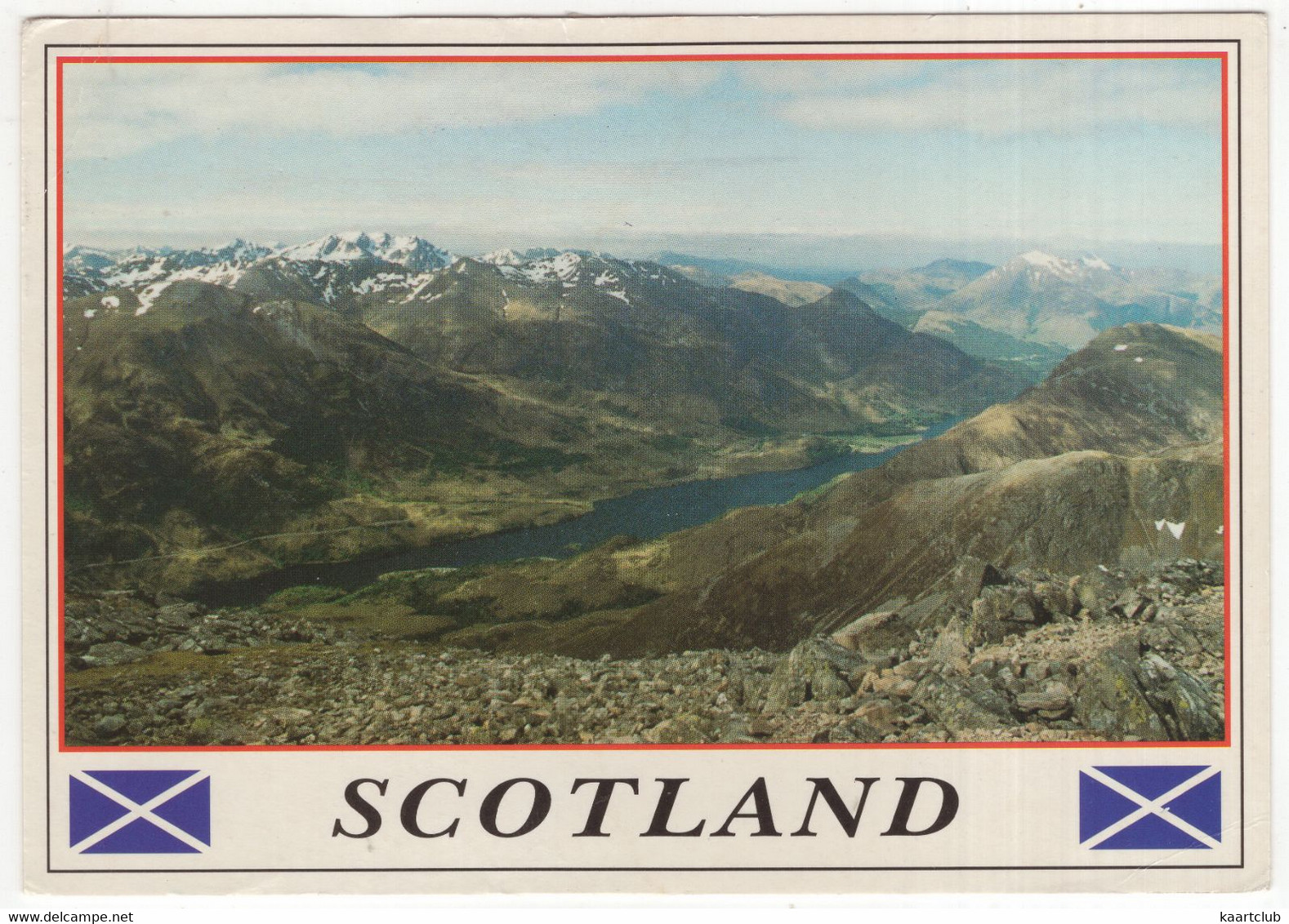 Scotland : Loch Leven, Glen Coe, Marmore Hills - (Scotland) - 'Whiteholme Of Dundee' Postcard - Perthshire