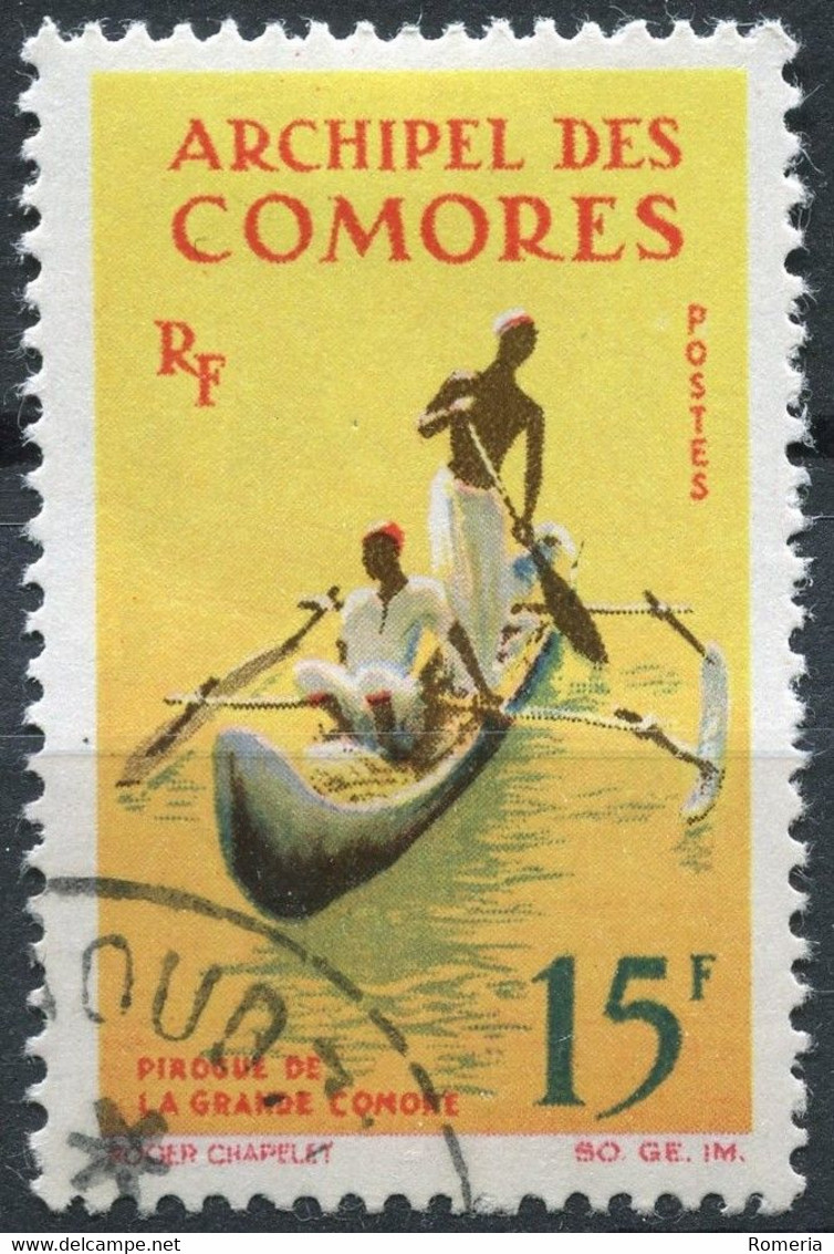 Comores - 1963 -> 1973 - Yt 28 - 29 - 31 - 33 - 34 - Oblitérés - Luftpost