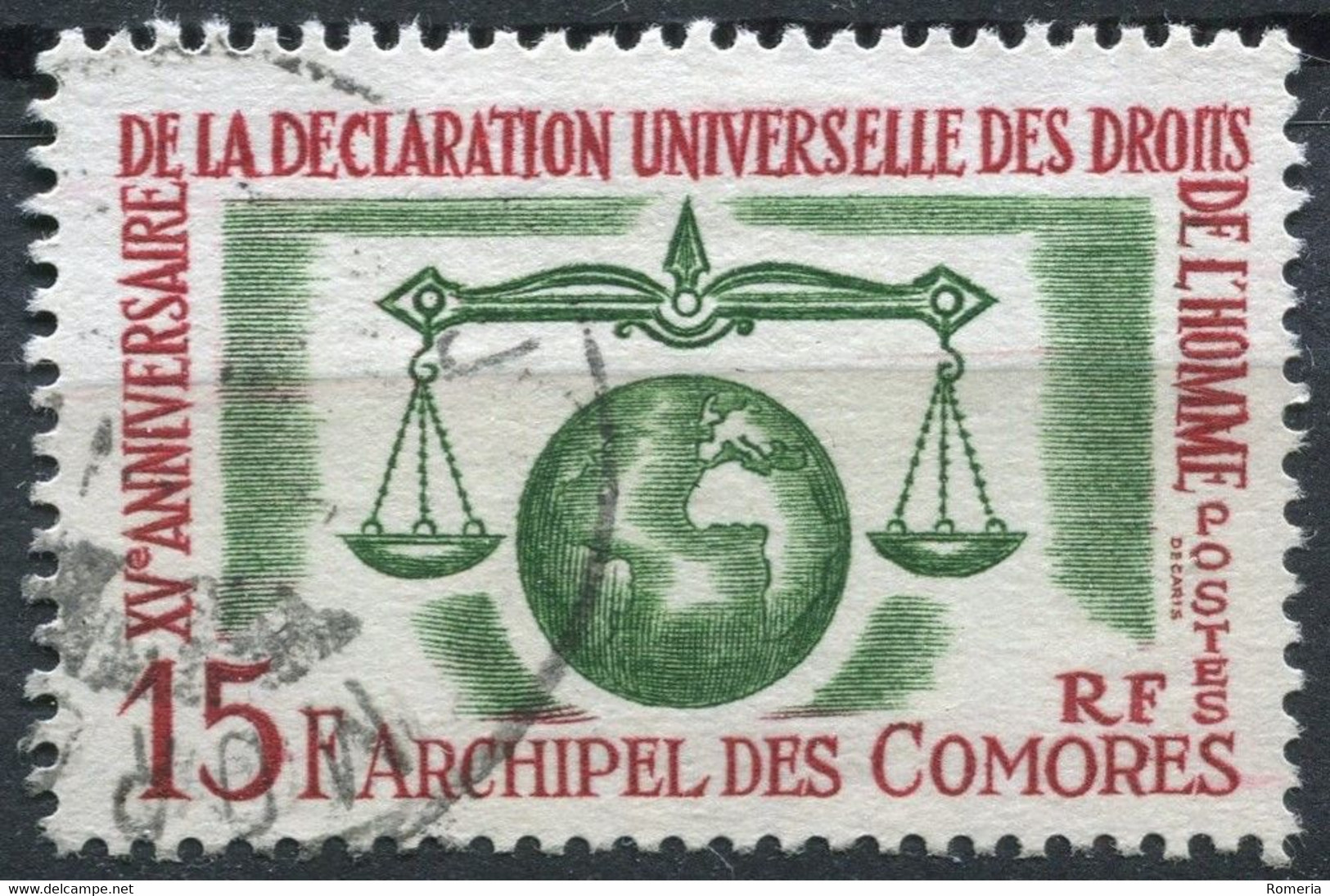 Comores - 1963 -> 1973 - Yt 28 - 29 - 31 - 33 - 34 - Oblitérés - Luftpost