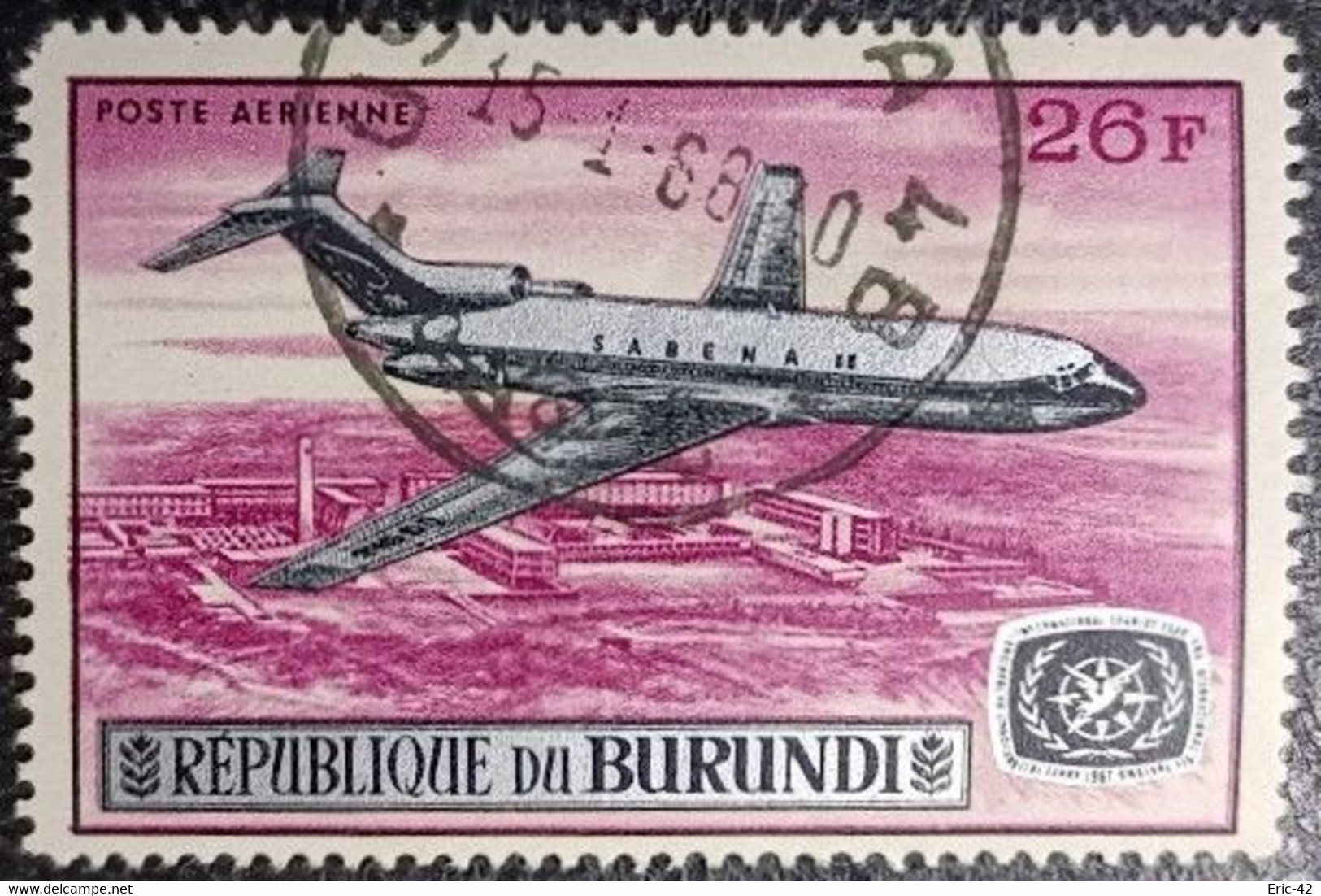 Burundi 1967. Poste Aérienne Y&T N° 74 USED - Airmail