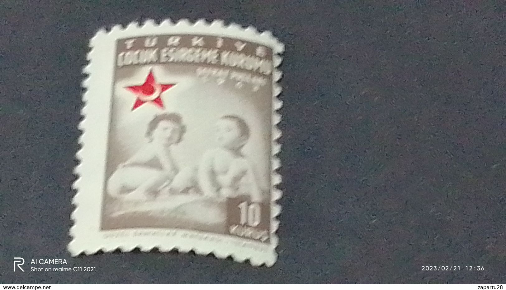 TÜRKEY--YARDIM PULLARI- 1950-60   ÇOCUK ESİRGEME 10K  DAMGASIZ - Liefdadigheid Zegels