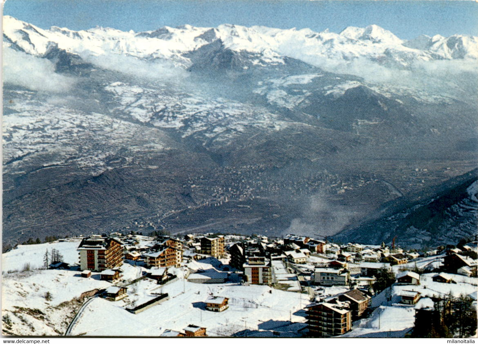 Station De Haute-Nendaz Avec La Plaine Du Rhone (13139) - Nendaz