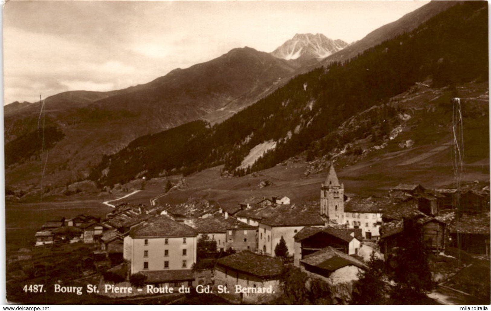 Bourg St. Pierre - Route Du Gd. St. Bernard (4487) - Bourg-Saint-Pierre 