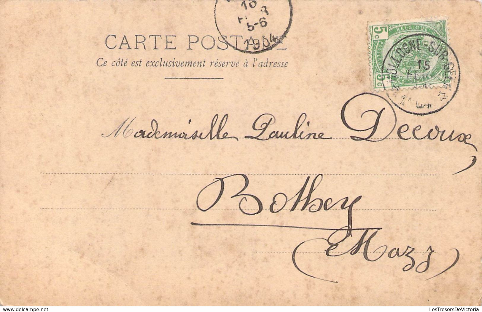 Dédicace - Autographe - GAVROCHINETTE - Carte Postale Ancienne - Artistes